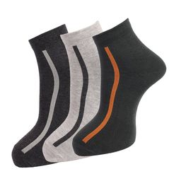 Dollar Socks Men Pack Of 3 Assorted Cotton Ankle-Length Socks-36