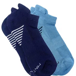 Mint & Oak Pack Of 2 Patterned Bamboo Ankle-Length Socks-picture-40