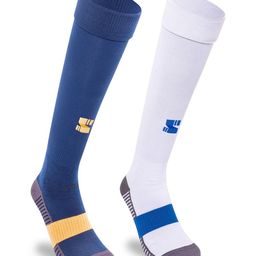 Supersox Kids Pack Of 2 Patterned Cotton Above Knee Length Sports Socks-40