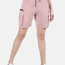 The Roadster Lifestyle Co. Women Mid Rise Cargo Sports Shorts-picture-39