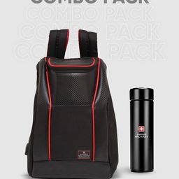 SWISS MILITARY Unisex Backpack And Vacuum Flask-image-23