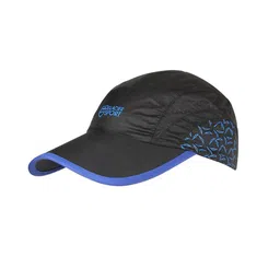 iSWEVEN Unisex Black & Blue Printed Baseball Cap-31