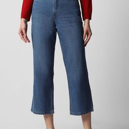Van Heusen Woman Flared Mid-Rise Cotton Jeans-image-83