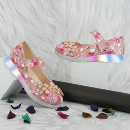 BAESD Girls Printed Bow Embellished Ballerinas-image-37