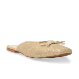 CAI Women Textured Party Ballerinas with Bows Flats-21