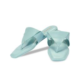 Chere Triangle Design Open Toe Flats-35