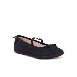 Bubblegummers Girls Blue Ballerinas with Bows Flats-image-61
