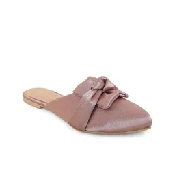 Kenneth Cole Pointed Toe Mules with Bows-6