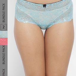 N-Gal Women Pack Of 2 Self-Design Boy Shorts-image-68
