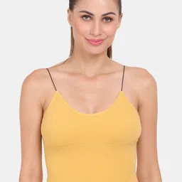 Amour Secret Women Yellow Solid Padded Camisoles-picture-26