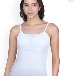 DChica Pack Of 2 High Coverage Cotton Padded Camisole image 1
