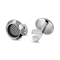 DUCATI CORSE Silver-Toned Cufflink-image-52