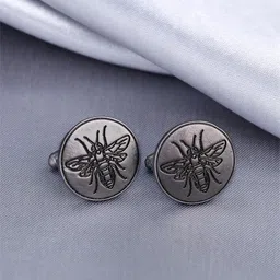 COSA NOSTRAA Men Round Flying Wonder Cufflinks-image-81
