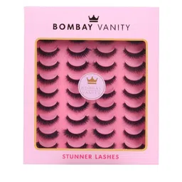 BOMBAY VANITY 20 Pairs Eyelash Set - H21 Short Fluffy Lashes-37