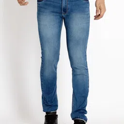 Status Quo Men Cotton Slim Fit Light Fade Clean Look Jeans-image-27