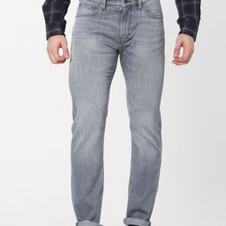 Celio Men Grey Straight Fit Heavy Fade Jeans-image-65