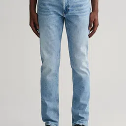 GANT Men Cotton Slim Fit Heavy Fade Jeans-image-93