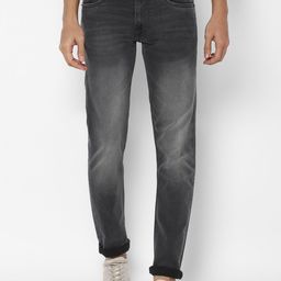 Allen Solly Men Grey Skinny Fit Heavy Fade Stretchable Jeans-image-20