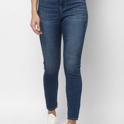 AMERICAN EAGLE OUTFITTERS Women Blue Slim Fit Light Fade Jeans-picture-0