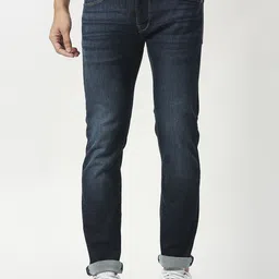 Pepe Jeans Men Blue Slim Fit Light Fade Stretchable Jeans-picture-40