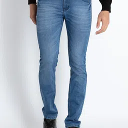 Status Quo Men Clean Look Slim Fit Light Fade Cotton Jeans-image-35