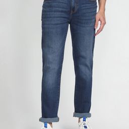 Flying Machine Men Straight Fit Light Fade Cotton Jeans-image-63