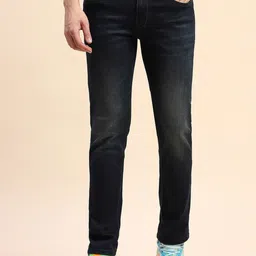 CAMLA Men Light Fade Clean Look Stretchable Jeans-image-5