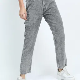 Tokyo Talkies Women Grey Clean Look Heavy Fade Jeans-image-90