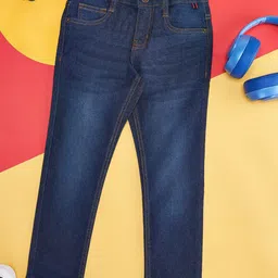 Pantaloons Junior Boys Clean Look Light Fade Stretchable Jeans-picture-37