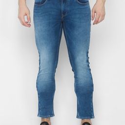 SPYKAR Men Blue Skinny Fit Low-Rise Pure Cotton Heavy Fade Jeans-image-71