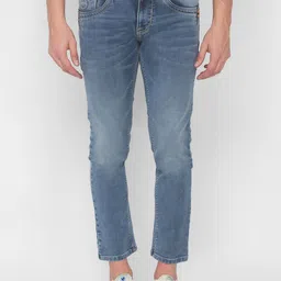 SPYKAR Men Blue Skinny Fit Low-Rise Pure Cotton Light Fade Jeans-picture-37