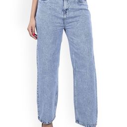 BELLE ALLE DENIM Women Straight Fit High-Rise Heavy Fade Jeans-image-83
