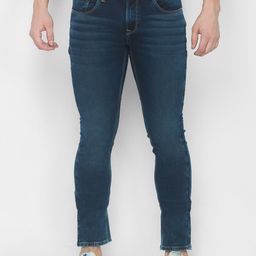 SPYKAR Men Blue Skinny Fit Low-Rise Light Fade Jeans-image-34