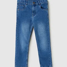 max Boys Clean Look Mid Rise Light Fade Stretchable Jeans-image-64