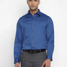 Turtle Men Navy Blue Slim Fit Casual Shirt-image-67
