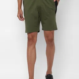 Allen Solly Sport Men Olive Green Slim Fit Sports Shorts-image-53
