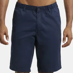 Jockey Men Navy Blue Solid Regular Fit Shorts-image-23