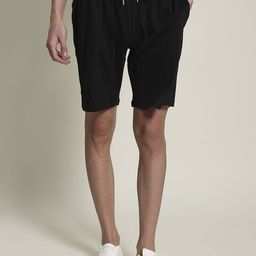 Bene Kleed Unisex Thumb Print Oversized Shorts-image-27