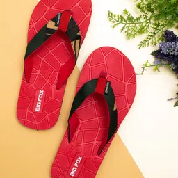Big Fox Men Red Flip Flops-image-12