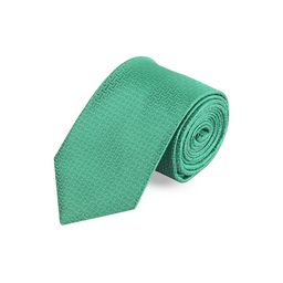 PELUCHE Unisex Green Woven Design Ascot Tie-image-32