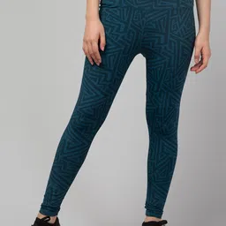 Apraa & Parma Women Geometric Printed Dry Fit Tights-picture-35