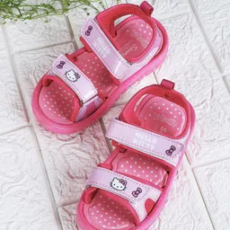 Kids Ville Girls Kitty Printed Comfort Sandals-image-49