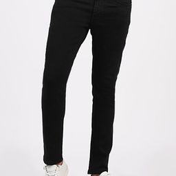 MERCHANT MARINE Men Black Cotton Skinny Fit Jeans-image-76