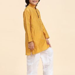 Pro-Ethic STYLE DEVELOPER Boys Checked Regular Pure Cotton Kurta With Pyjamas-39