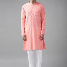 FUBAR Mandarin Collar Regular Kurta with Pyjamas-picture-23