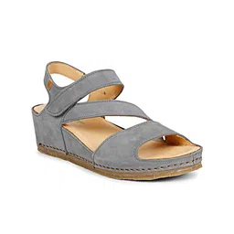 El Naturalista Women Leather Wedge Heels Sandals-37