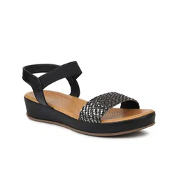 Inc 5 Embellished Open Toe Flats-66