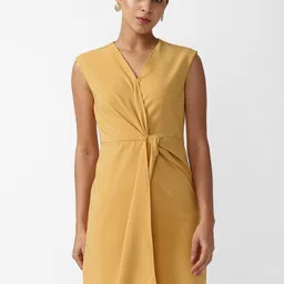 Van Heusen Woman V-Neck Sleeveless Wrap Dress-image-93