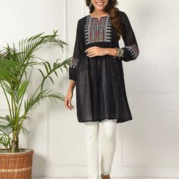 aaivan Women Ethnic Motifs A-Line Dress-image-19