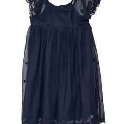 KIABI Flutter Sleeve A-Line Dress-12